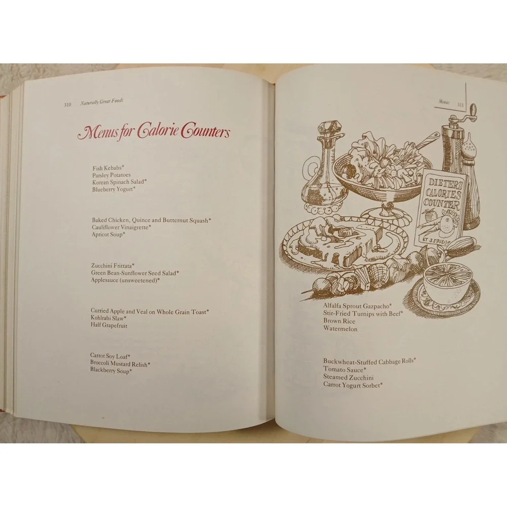 Rodale's Naturally Great Foods Cookbook by Nancy‎ Albright 1977 Vintage HC Book